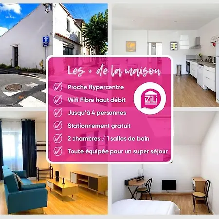 L'oasis By Izili - Proche Hypercentre - Paisible Сasa de vacaciones Niort